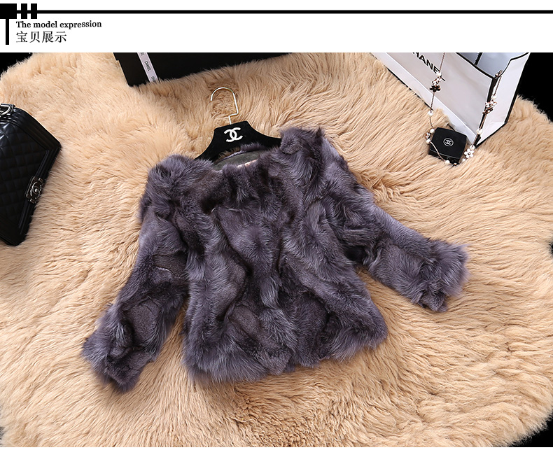 Manteau de fourrure femme - Ref 3174650 Image 17