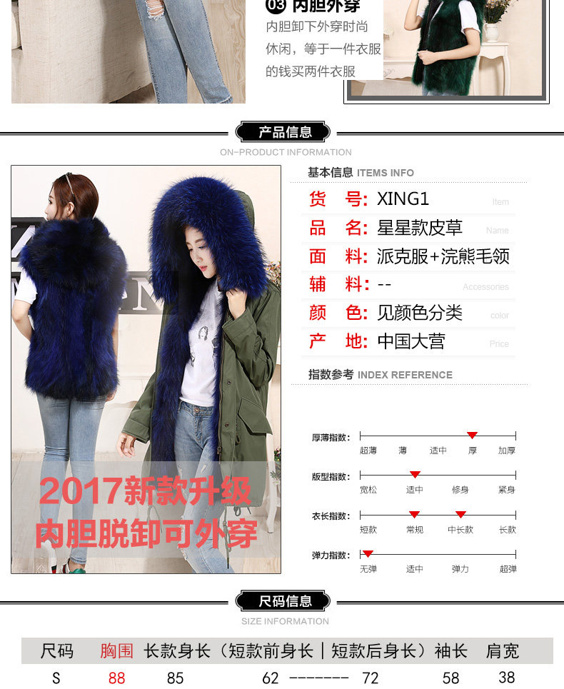 Manteau de fourrure femme - Ref 3172929 Image 9