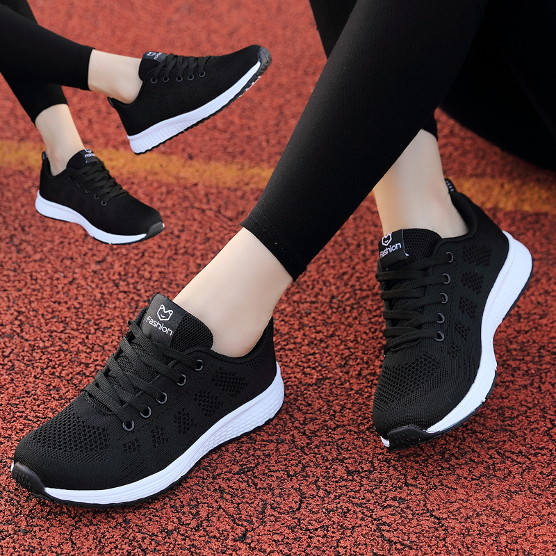 Girls' Sports and Leisure Spring and Summer Shoes, Women's Sneakers, Anti-Odor Running Shoes for Middle and High School Students, Lightweight Student Canvas Shoes, Autumn