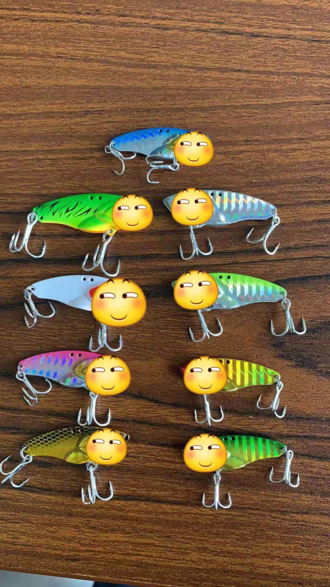 Microbial microbial vib 5 gram bright iron plate far into sea freshwater tub red - eyed bass metal Lua