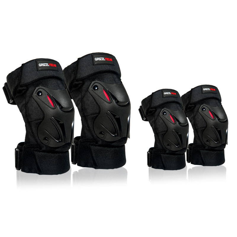 Locomotive Kneecap Elbow Protection Elbows 4 pieces Anti-fall Summer Knight Escort Male electric car Nursing leg windproof and warm and cold-proof