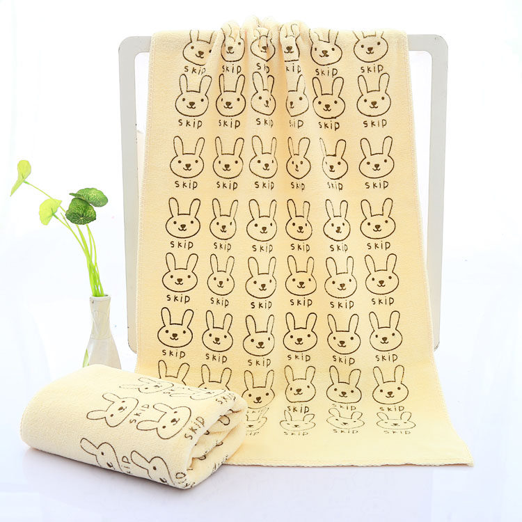 Microfiber towel thickened absorbent towel Adult men and women do not lose hair Wipe hair dry hair towel