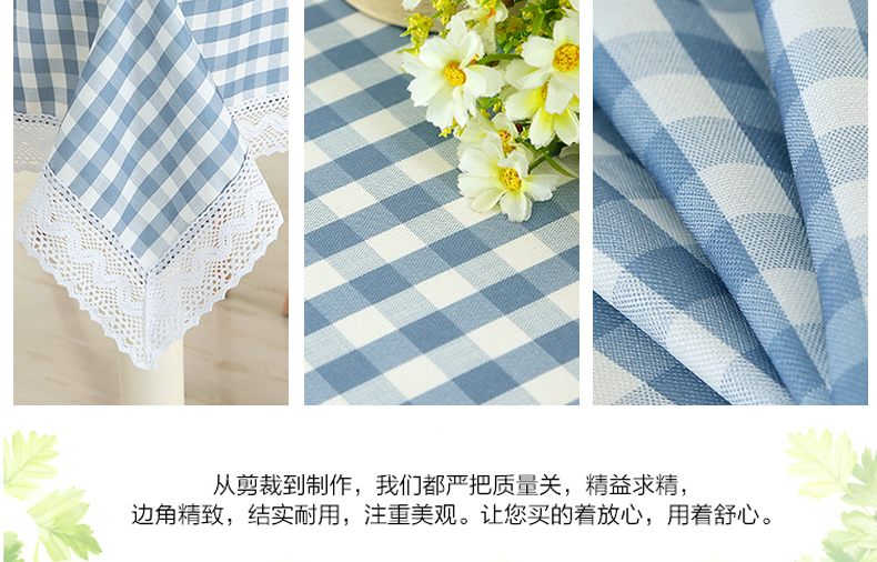 Mục vụ bàn cà phê không thấm nước khăn trải bàn kẻ sọc khăn trải bàn cotton linen art bàn khăn trải bàn hình chữ nhật hiện đại nghệ thuật tối giản