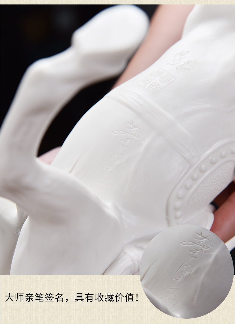 Oriental clay ceramic horse furnishing articles in plutus feng shui office desktop decoration/immediately