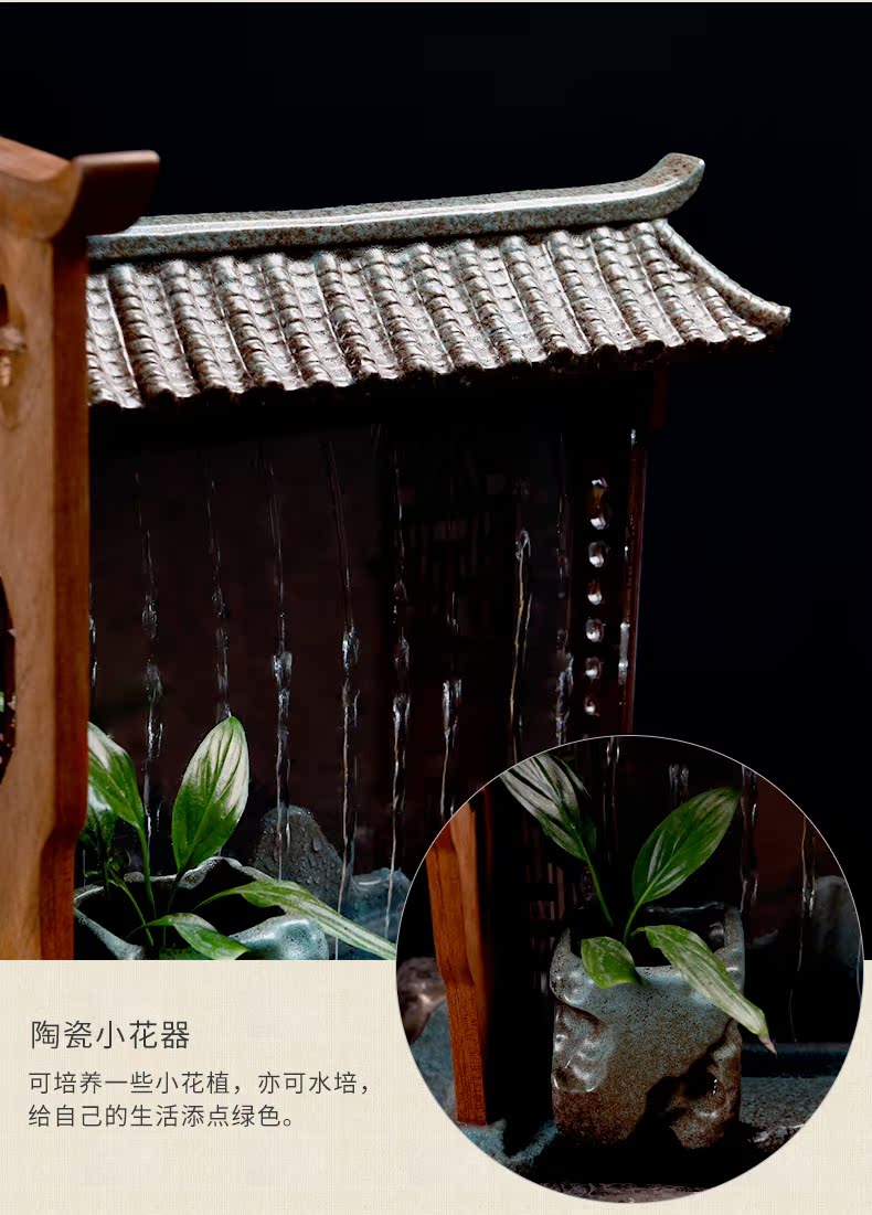 East of new Chinese style ceramic soil water place of the sitting room TV ark, wine decorative water/time of your life