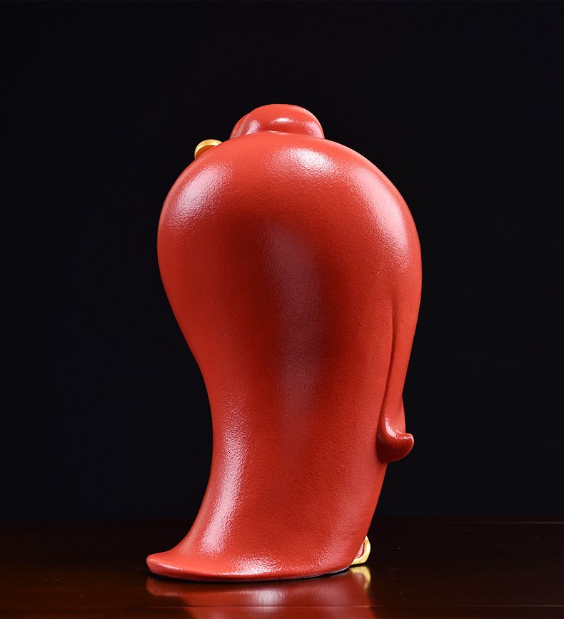 Oriental wealth clay ceramic shop furnishing articles office opening gifts sitting room adornment ornament