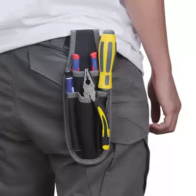 Special small waist bag kit for wire cutters wear-resistant multifunctional maintenance installation woodworking bag