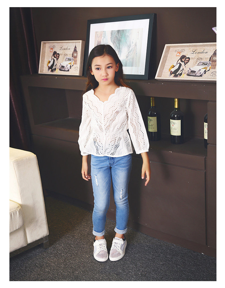 Chemise fille LOUISDOG à manche longue - Ref 2084818 Image 17