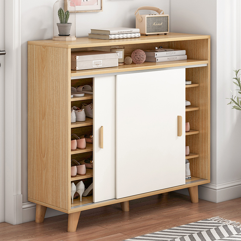 Mobile door Shoe cabinet Home doorway Province Space into door Large capacity Economy Type of entry Entrance Hygn Cabinet Minima Containing Shoe Rack