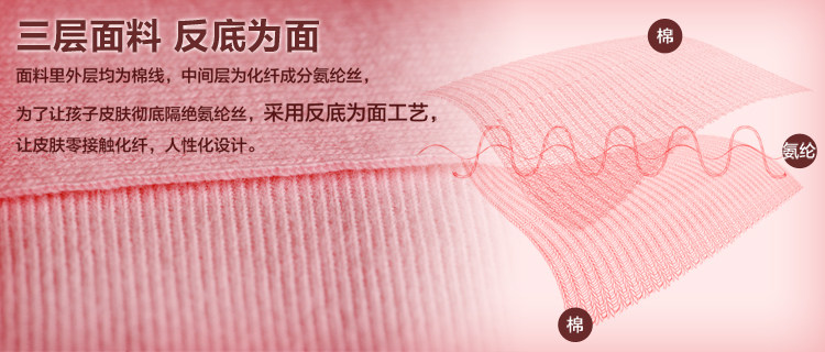 上市公司 安奈儿 男女童中大童纯棉高领长袖打底衫 图4