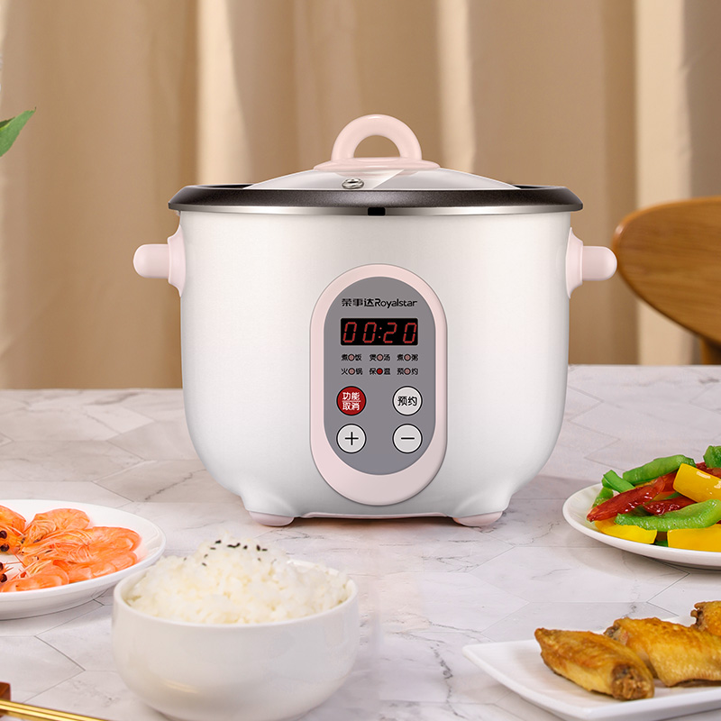 Boom Da Smart Mini Electric Rice Cooker 2 Liter Reservation Boiled Rice Fully Automatic Small Home Cooking Electric Cooker Insulation