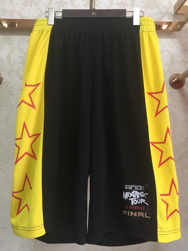 Casual Style European and American Mixtape Men's Street Basketball Over-The-Knee Shorts, Extra Large and Oversized, Japanese Style
