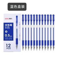 12 штук/коробку синей ручки