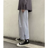 Летние тонкие трендовые штаны, мужские универсальные повседневные брюки для отдыха, свободный прямой крой