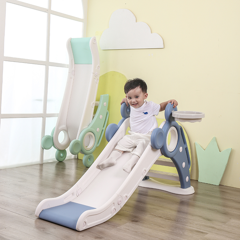 Children's indoor and outdoor home with stairs folding sliding slide outdoor small kindergarten baby children sensory integration training