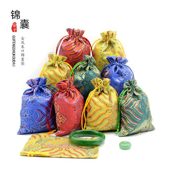 Wenwan bracelet buddha beads jewelry jade jade packaging bag