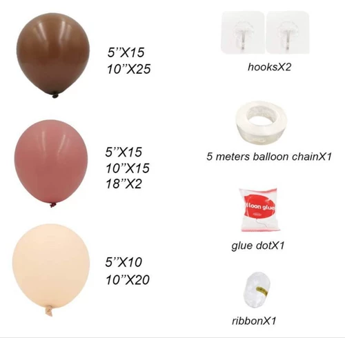 Открытие Ретро Розовый Набор Цепи Воздушных Шаров Свадебная Вечеринка Свадебная Комната Партия Арка Композиция Декоративные Воздушные Шары