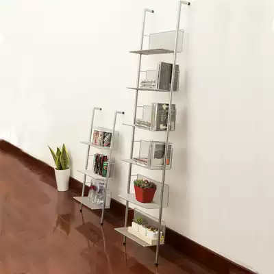 Office iron floor rack decoration decoration display rack multi-layer book document data storage wall