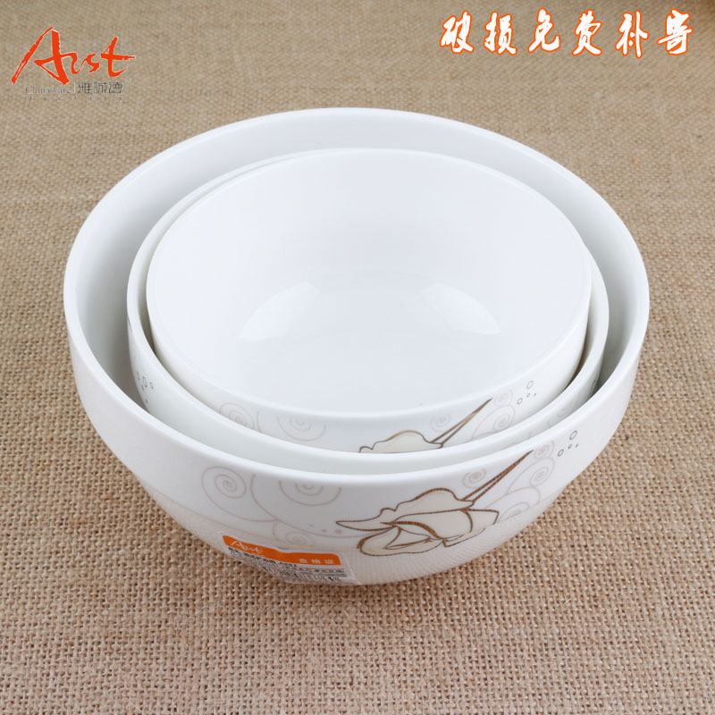 Ya cheng DE kangding rose 4.5-6 inches Hong Kong style edge, a bowl of rice, a bowl of the big rainbow such as bowl soup bowl A882 ceramic bowl