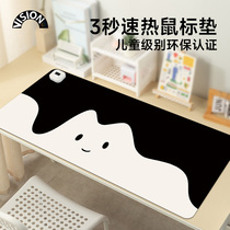 Simple and funny heated mouse pad extra large heating table pad office pad desktop computer keyboard electric heating plate hand warmer desk pad