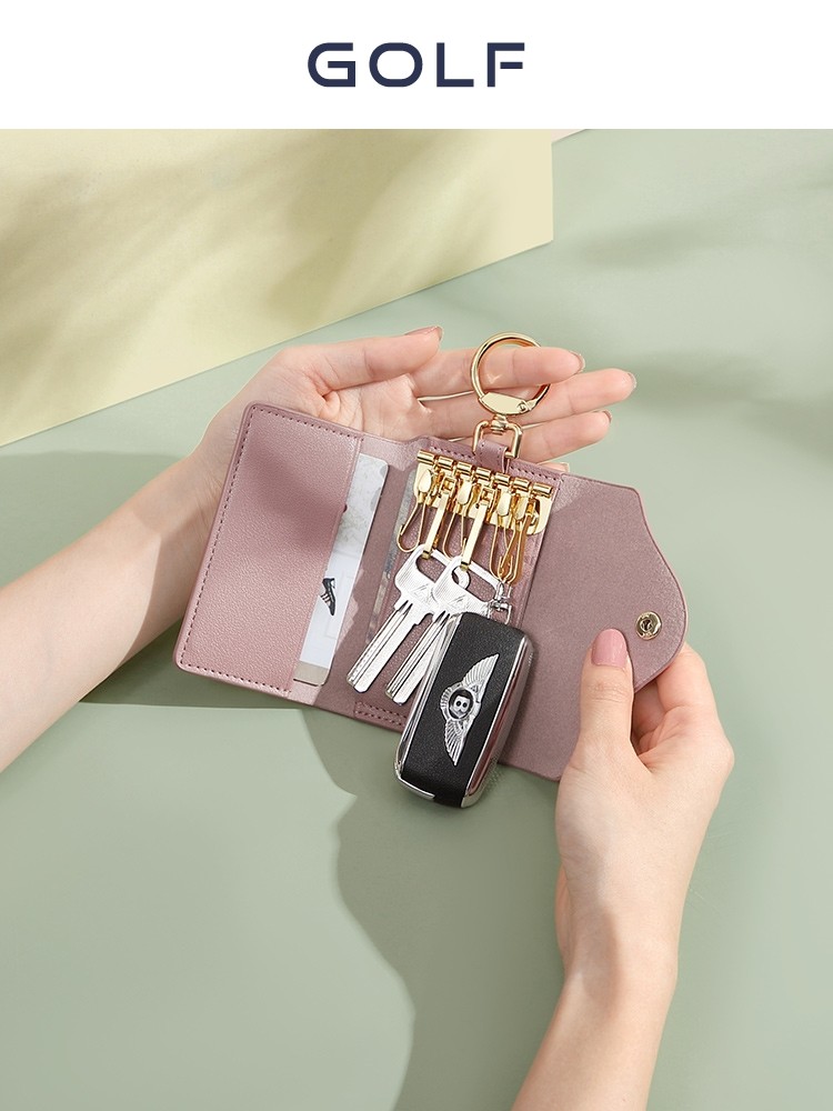 Golf Key Case for Women, Universal Car Key Holder, Multifunctional 2025 New Model, Compact Mini Key Case