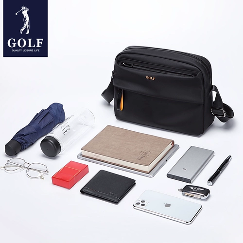 Мужская сумка через плечо, тканевая вместительная и большая летняя сумка на одно плечо, ткань оксфорд