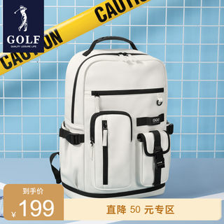 Golf sport-pendler-rucksack, outdoor-reisen, große kapazität, computertasche, unisex, lässig, vielseitiger rucksack für herren