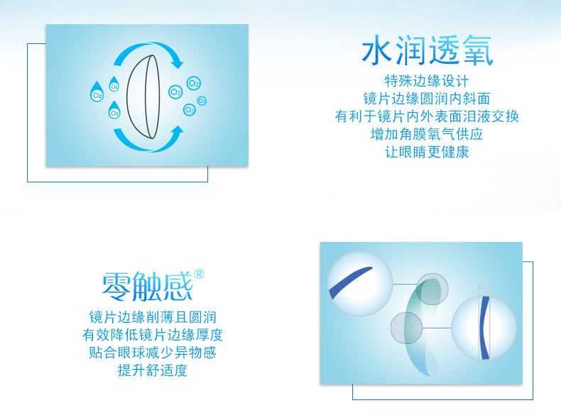 Kính cận thị tàng hình Haichang ném 60 mảnh Hộp 30 * 2 ẩn giấu thị lực cận thị hàng tháng ném trang web chính thức - Kính đeo mắt kính gọng kính cận nam