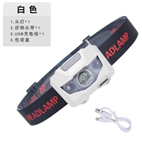 Белый перезаряжаемый индукционный фонарь