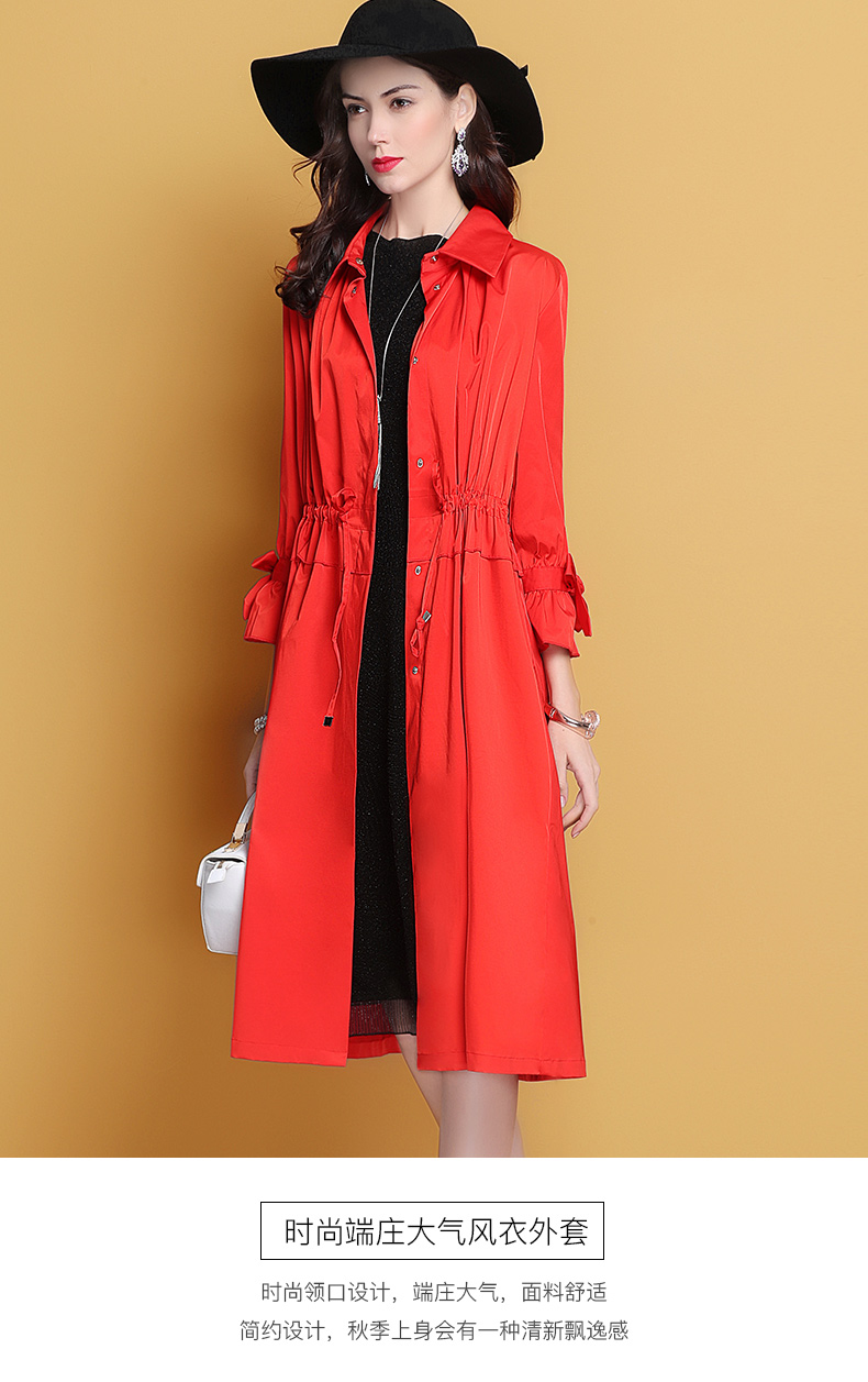 Trench pour femme POEMLADY en Polyester - Ref 3225811 Image 8