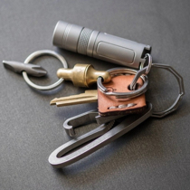 Prometheus fast separation fast hanging buckle keyring EDC tool buckle brass titanium alloy Prometheus