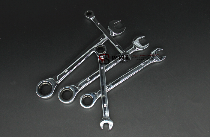 8-19 cờ lê ratchet sử dụng kép Cờ lê mận mở hai mục đích nhanh - dụng cụ sửa chữa ô tô và xe máy - Bộ sửa chữa Motrocycle cờ lê vòng miệng