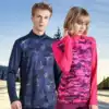 Off-code clearance exploration outdoor new quick-drying clothes women's long-sleeved fashion camouflage T-shirt men's stand-up collar T-shirt printing