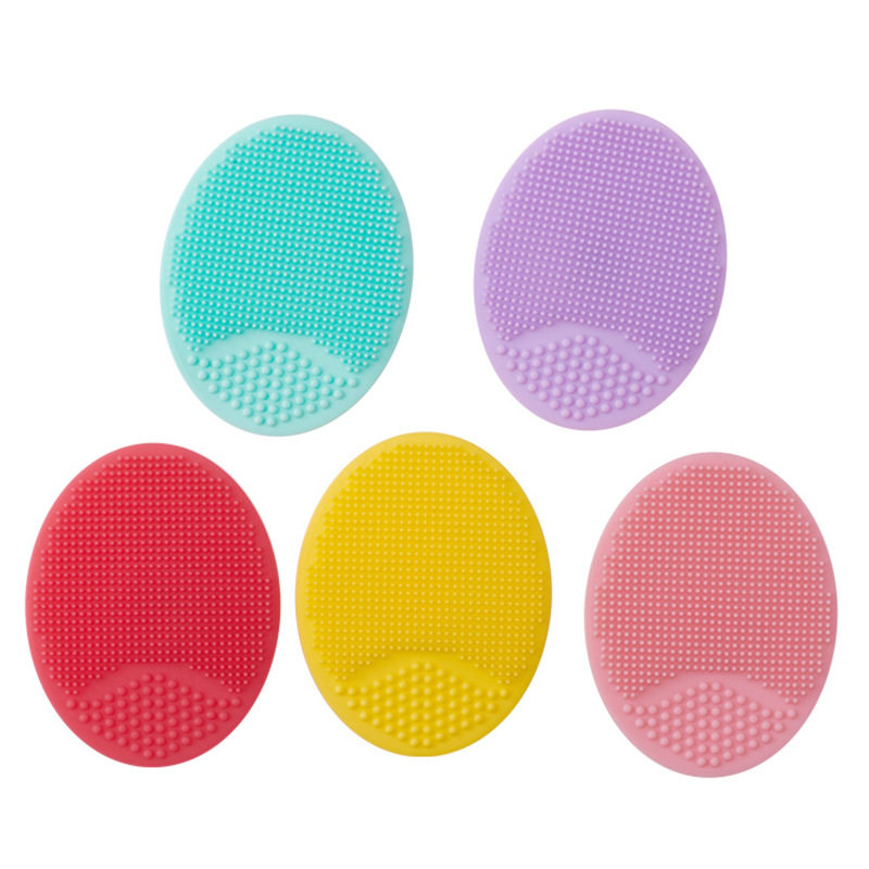 Shampoo Face Wash Massage Brush Silicone Brush Face Cleaner Hand Wash Facial Brush Deep Cleansing Exfoliating Makeup Tool