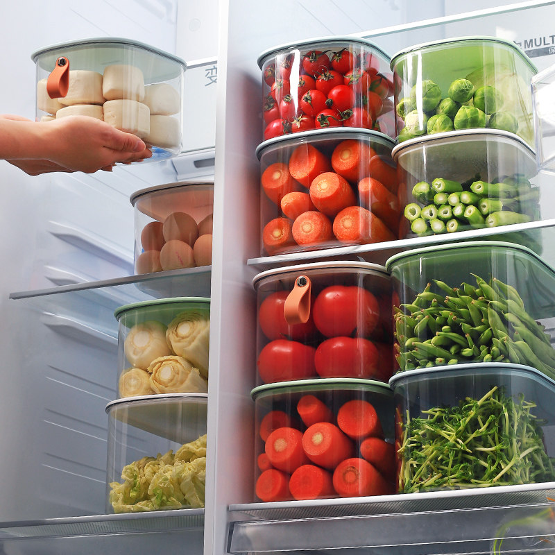 Sealed Fridge Intake Box Food Grade Egg Preservation box Storage Meat Vegetable Cryptor Fridge Finishing Box