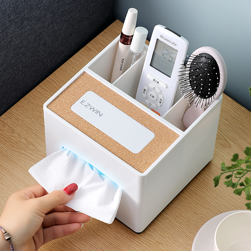 Minimalist toilet paper box Living room tea table Home Multi-functional napkin remote control Containing Nordic Ins Creative Paper Towel Box