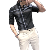 Летняя трендовая тонкая рубашка