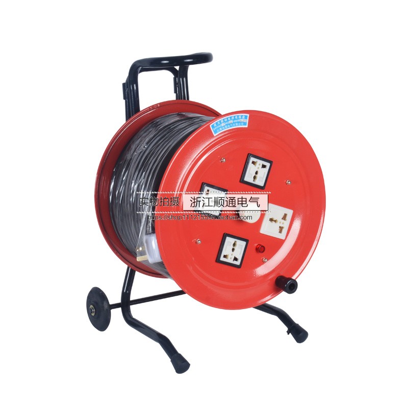 Cable tray 3 * 1 5 1 3 * 2 5 1380 V handheld night light cable roll wire disc mobile cable wire coil