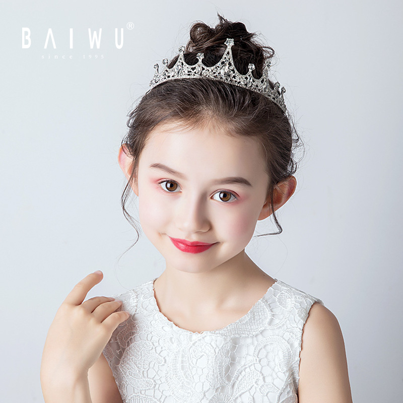 Cypress House Dance Garden Children's Crown Hair Princess Hair Clip Hair Hoop Girls Hair Hoop Performance Jewelry Girls Headdress Crown