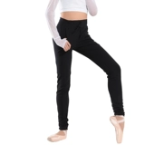 柏屋舞苑 Эластичные приталенные штаны для йоги