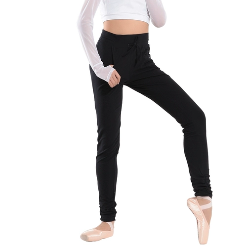 柏屋舞苑 Эластичные приталенные штаны для йоги