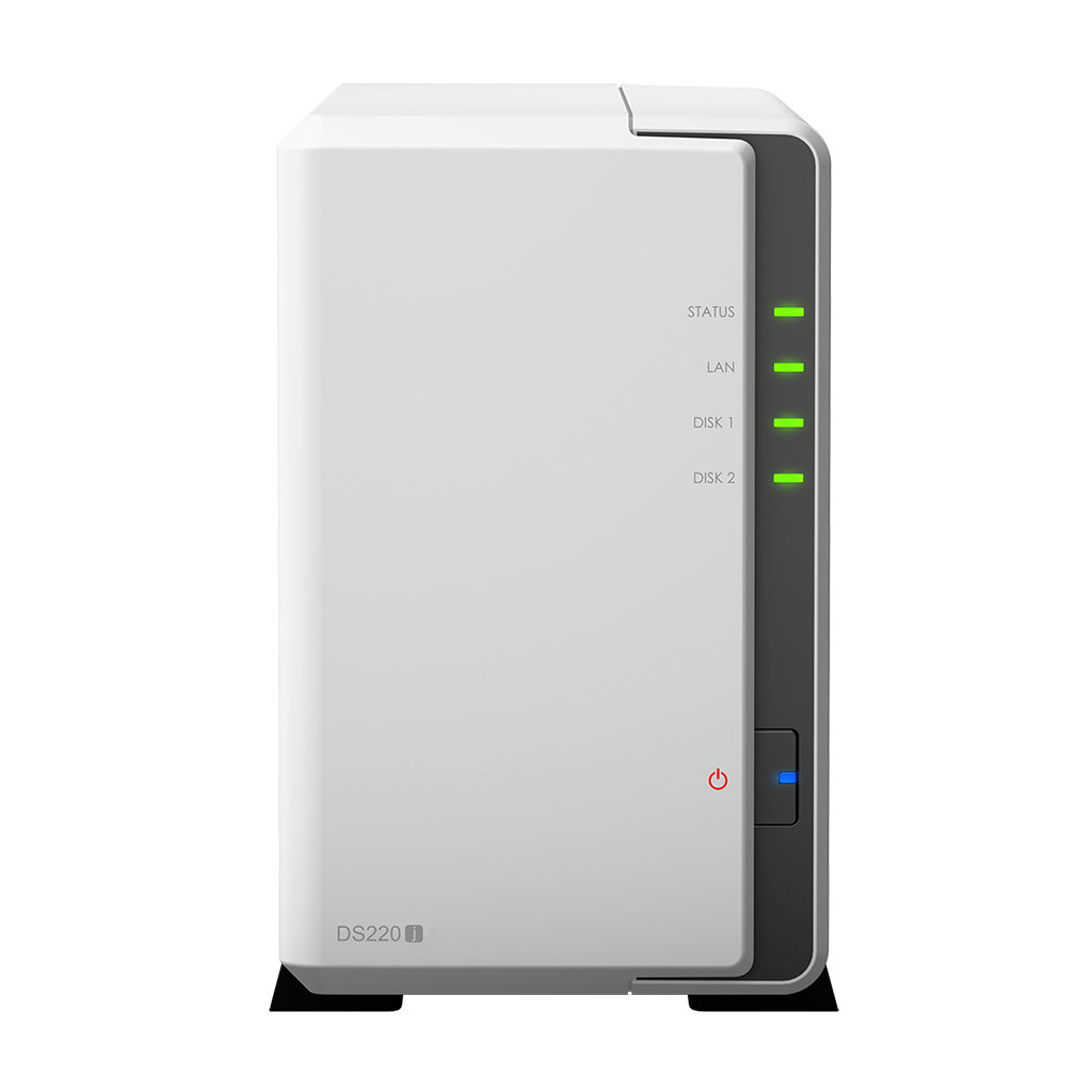 Synology DS220j 2-bay NAS network storage server (without HDD)