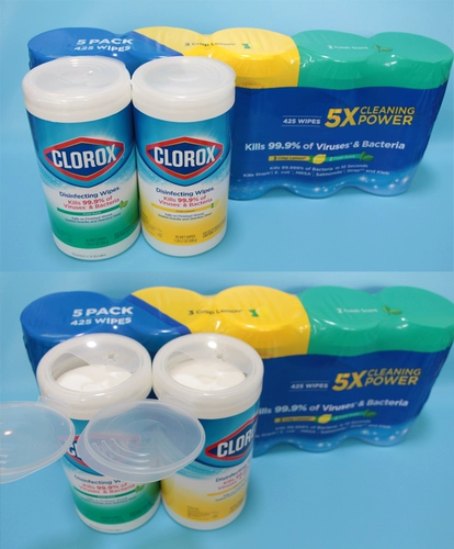 Costco Clorox Home Disinfection влажное бумажное полотенце ткани 75 таблетки*5 кухня для удаления окрашивания маслом
