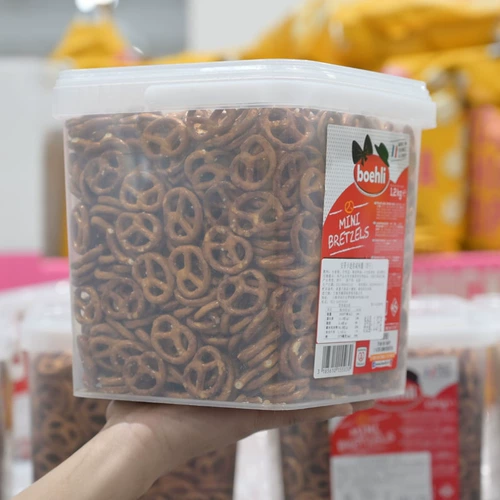 Costco Boehli Antica mini -Salty Circle Biscuits 1200G Французский импортный пирог с бабочкой