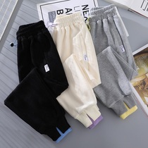 Girl Sports Pants Outside Wearing Loose Casual Pants Children Spring Dress Pants 2022 CUHK Scout Masculinity Spring Autumn sweatpants
