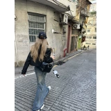 Карандаш, эластичная летняя джинсовая юбка, свободный прямой крой