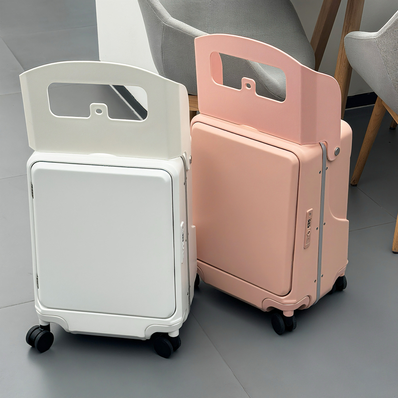 Children's Rideable Suitcase for Girls, 18inch Carry-On Travel Suitcase, Trolley Case for Boys, Parent-Child Outing, Password-Protected Leather Suitcase