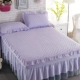 Bông giường váy dày hơn một mảnh giường ngủ ren công chúa váy bedspread váy Simmons kiểu nắp trượt xù - Váy Petti 	chân váy giường