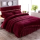 Nằm xuống phương pháp kẹp Meng Zi chăn bao gồm duy nhất mảnh Coral tấm dày đặt - Quilt Covers chăn cotton