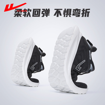 Back Force Men Shoes Summer New Breathable Men Black Shoes Man Wave Shoes Soft Bottom Light Running Sneakers